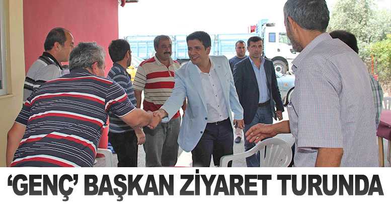 ‘Genç’ başkan ziyaret turunda