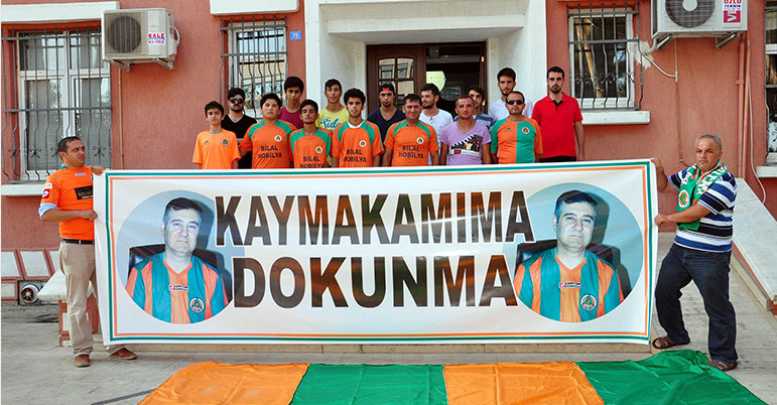 ‘Kaymakamıma Dokunma’ eylemi