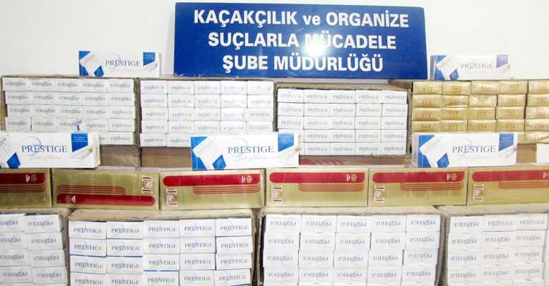 14 bin paket kaçak sigara