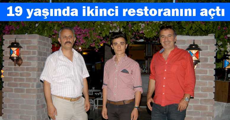 19 yaşında ikinci restoranını açtı