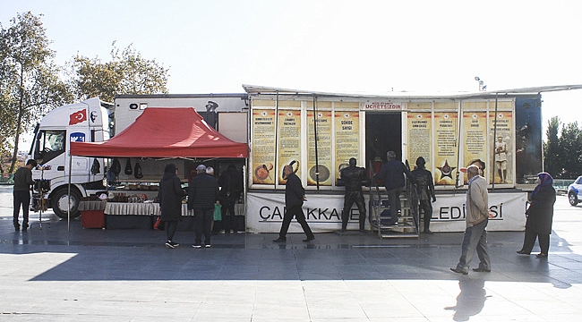 Çanakkale Destanları Müzesi Gezici TIR'ına yoğun ilgi