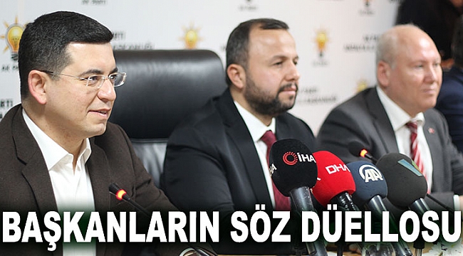 BAŞKANLARIN SÖZ DÜELLOSU