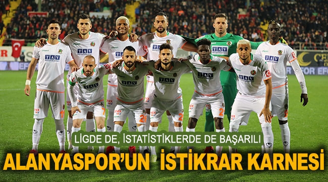 ALANYASPOR'UN İSTİKRAR KARNESİ