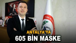 Antalya'ya 605 bin maske