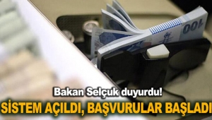 Bakan Selçuk: Nakdi Ücret Desteği başvuruları başladı