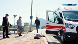 Kaldırımda sızdı
