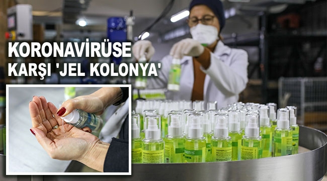 Koronavirüse karşı 'jel kolonya'