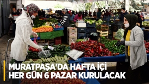 Muratpaşa'da hafta içi her gün 6 pazar kurulacak