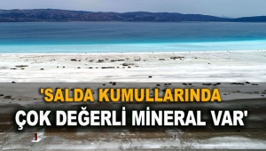 'Salda kumullarında çok değerli mineral var'