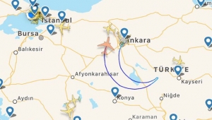 TK-1920 Gökyüzünde ay -yıldız çiziyor