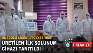 Üretilen ilk solunum cihazı tanıtıldı