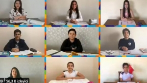 ' Uzaktan eğitimde 23 Nisan kutlamaları başladı'