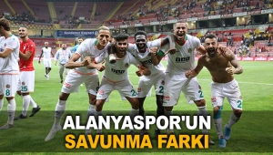 Alanyaspor'un savunma farkı