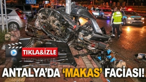 Antalya'da 'makas' faciası!