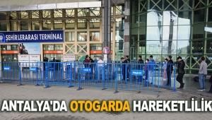 Antalya'da otogarda hareketlilik