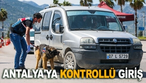Antalya'ya kontrollü giriş