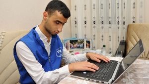 Antalyalı görme engelli Mert, Cumhurbaşkanı ile görüştü