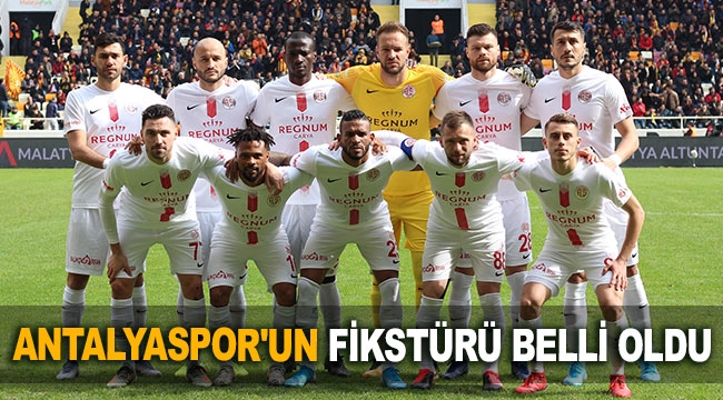 Antalyaspor'un fikstürü belli oldu