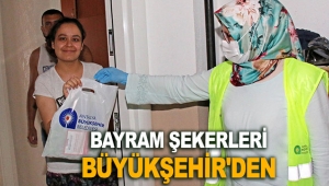 Bayram şekerleri Büyükşehir'den