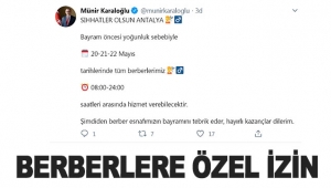 Berberlere özel izin