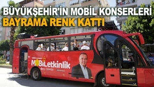 Büyükşehir'in mobil konserleri bayrama renk kattı