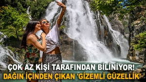 Çok az kişi tarafından biliniyor! Dağın içinden çıkan 'gizemli güzellik'
