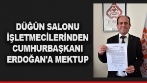 Düğün salonu işletmecilerinden mektup