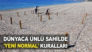 Dünyaca ünlü sahilde 'yeni normal' kuralları