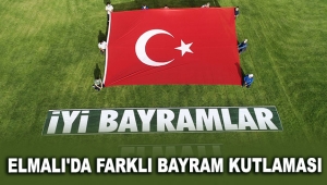 Elmalı'da farklı bayram kutlaması
