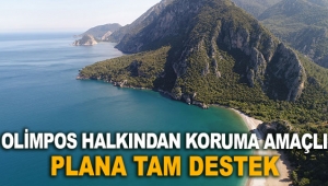 Olimpos halkından koruma amaçlı plana tam destek