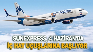 SunExpress, 4 Haziran'da iç hat uçuşlarına başlıyor