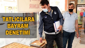 Tatlıcılara bayram denetimi