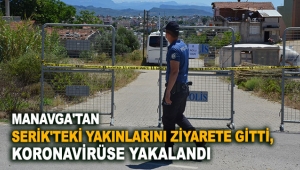 YAKINLARINI ZİYARET ETTİ, KORONAVİRÜSE YAKALANDI