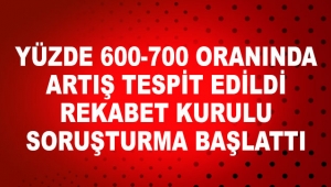 Yüzde 600-700 oranında artışa soruşturma
