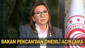 Bakan Pekcan'dan önemli açıklama