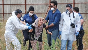 Boş arazide ceset şoku
