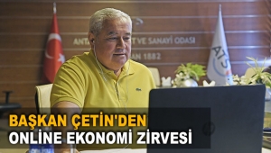 ÇETİN'DEN ONLİNE EKONOMİ ZİRVESİ