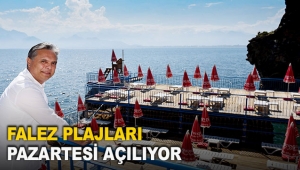 Falez plajları Pazartesi açılıyor
