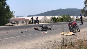 Motosikletler çarpıştı: 3 yaralı
