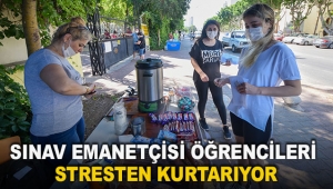 Sınav emanetçisi öğrencileri stresten kurtarıyor