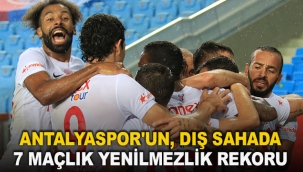 Antalyaspor'un, dış sahada 7 maçlık yenilmezlik rekoru