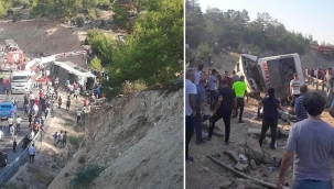 Askeri araç devrildi: 5 şehit,10 yaralı