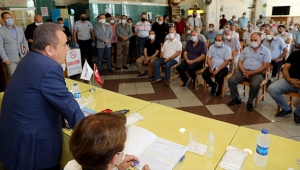 Başkan Böcek'ten otogar esnafına kira müjdesi