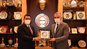 Başkan Esen'den AESOB'a ziyaret
