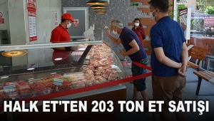 Halk Et'ten 203 ton et satışı