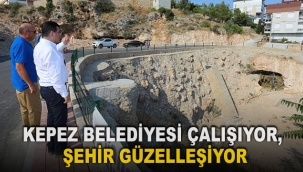 Kepez Belediyesi çalışıyor, şehir güzelleşiyor