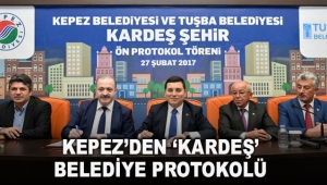 KEPEZ’DEN ‘KARDEŞ’ BELEDİYE PROTOKOLÜ