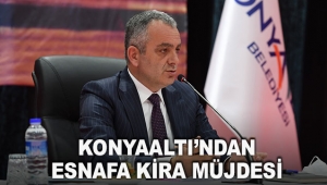 Konyaaltı’ndan esnafa kira müjdesi