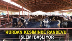 Kurban kesiminde randevu işlemi başlıyor