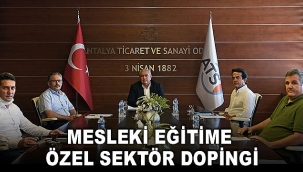 Mesleki eğitime özel sektör dopingi